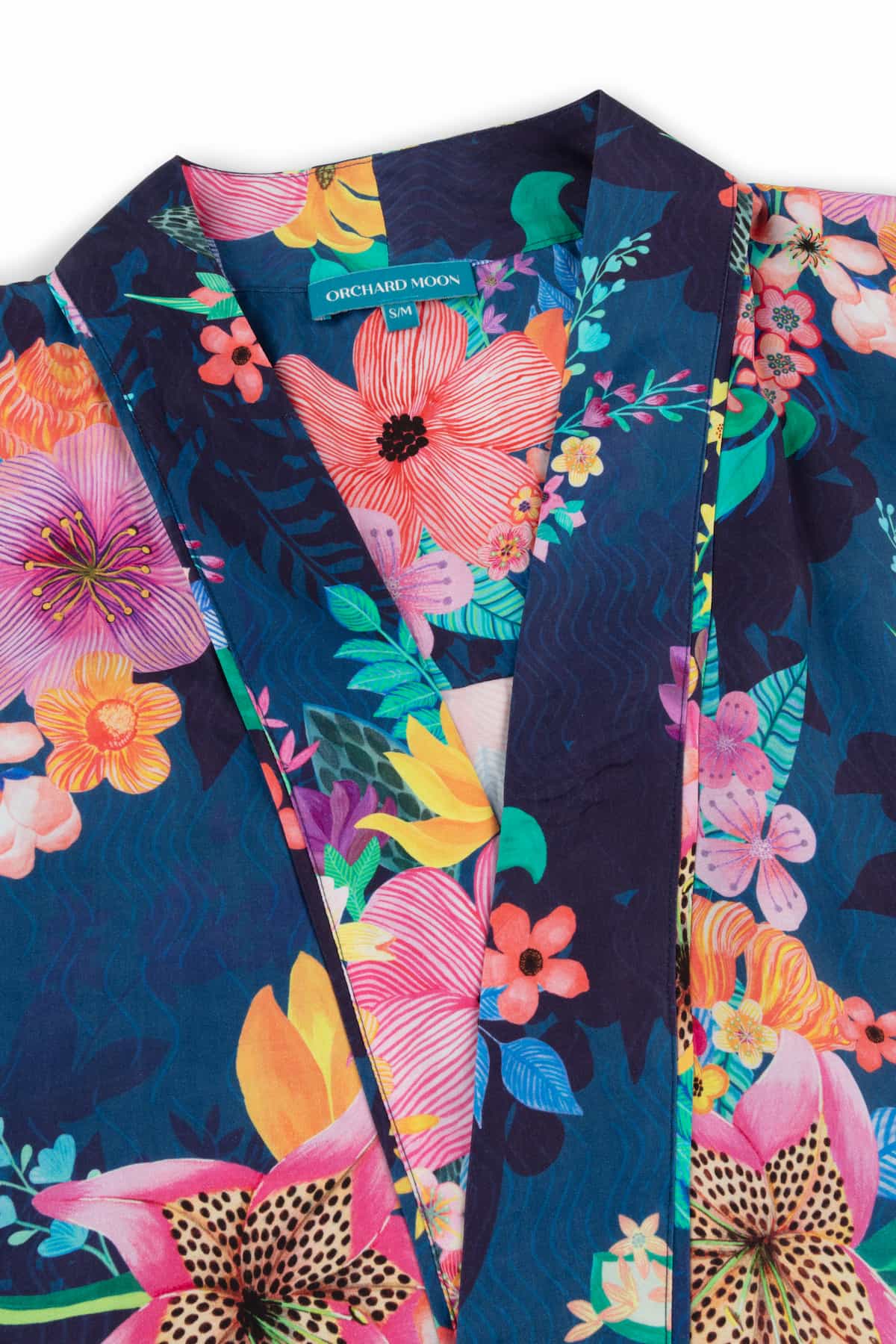 Calypso - Kimono Robes - Detail 1 - Luxury Sustainable Kimono Robes - Orchard Moon