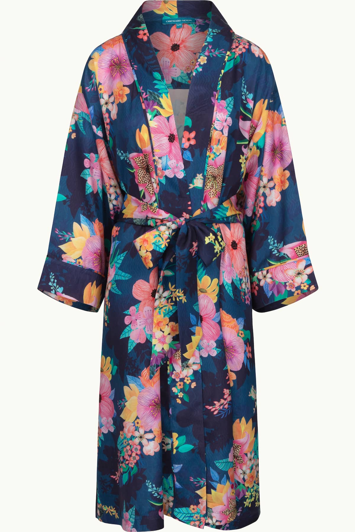Calypso - Kimono Robes - Flatlay 1 - Luxury Sustainable Kimono Robes - Orchard Moon