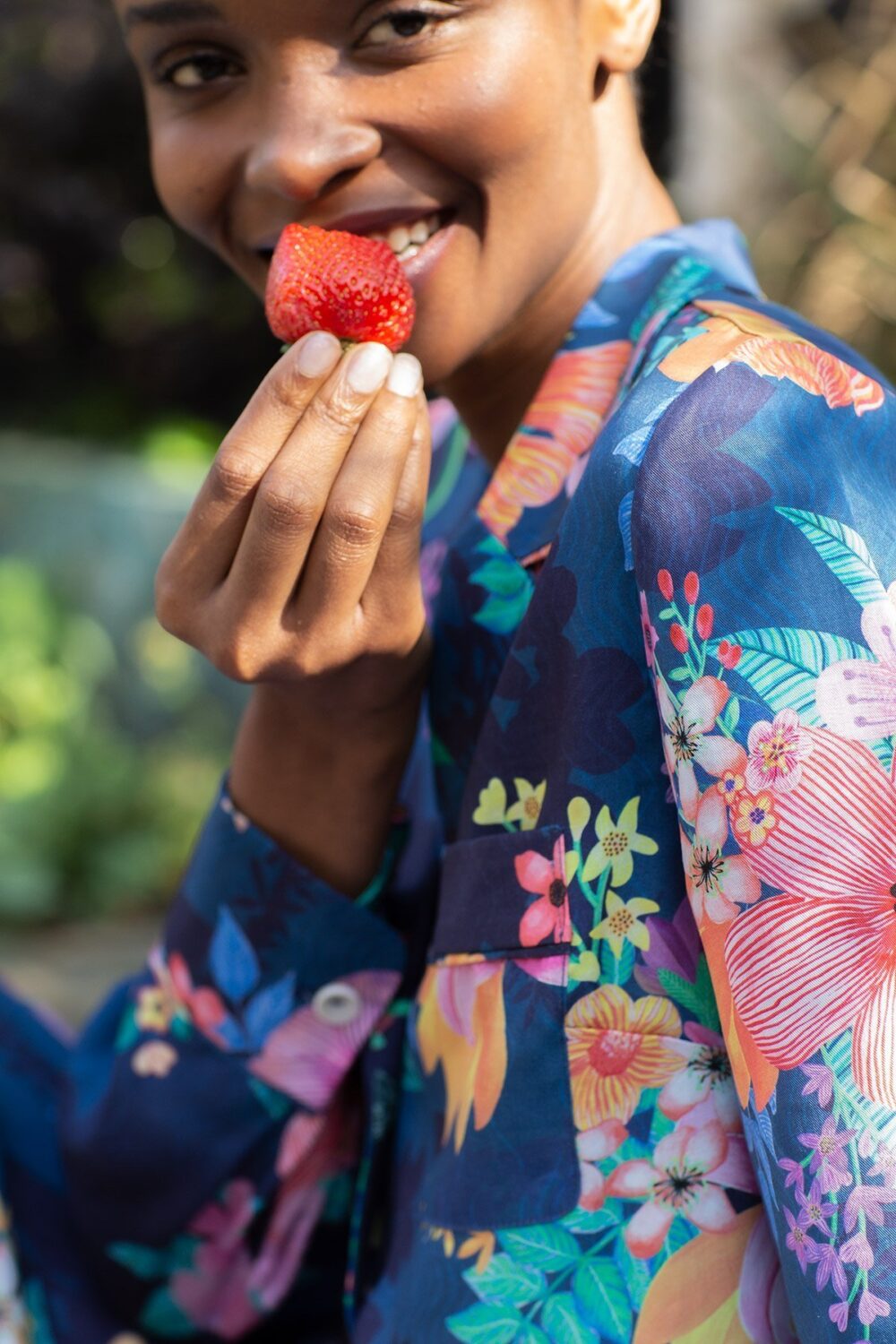Calypso Pyjamas with strawberry - Orchard Moon