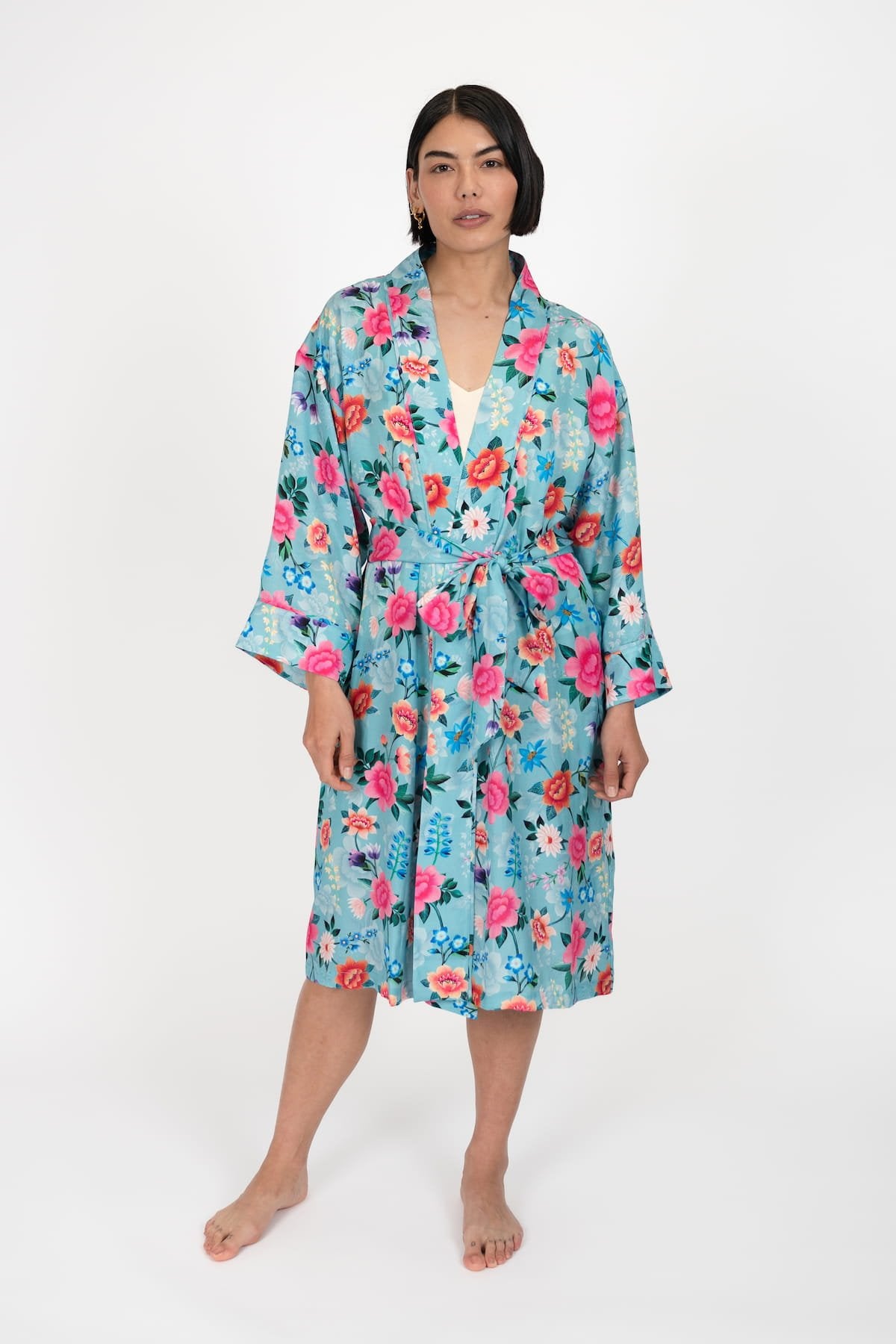 Elizabeth Kimono Robe - Front Main 3 - Luxury Kimono Robes - Orchard Moon