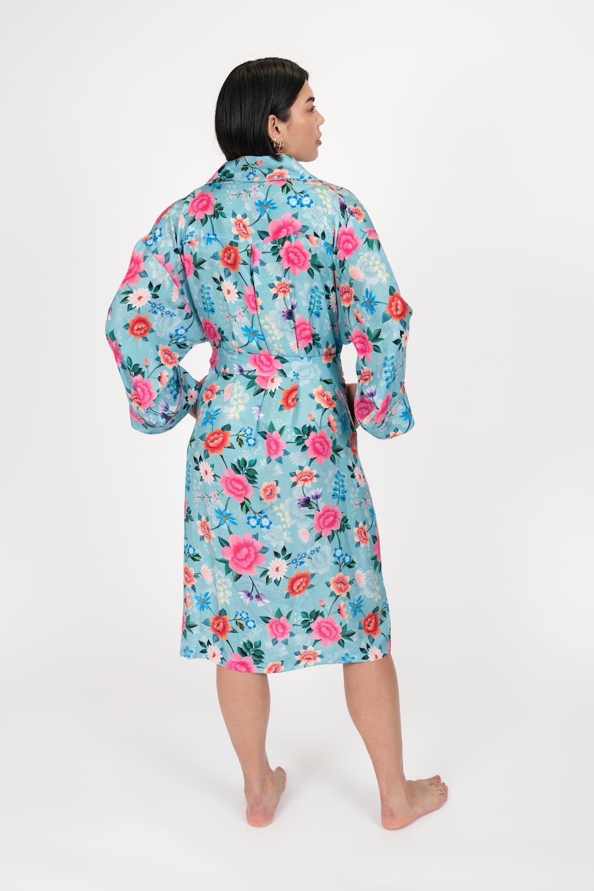 Elizabeth Kimono Robe - Front Main 2 - Luxury Kimono Robes - Orchard Moon